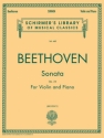 Ludwig van Beethoven, Sonata in F Major, Op. 24 Violine und Klavier Buch