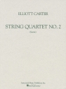 Elliott Carter, String Quartet No. 2 Streichquartett Partitur