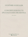 Gunther Schuller, Concerto for Flute (Piccolo) and Orchestra Flte und Klavier Buch