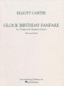 Elliott Carter, Glock Birthday Fanfare Trumpet, Vibraphone and Chimes Partitur + Stimmen