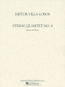 Heitor Villa-Lobos, String Quartet No. 4 Streichquartett Partitur + Stimmen