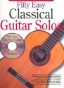 50 easy classical Guitar Solos (+CD) Songbook guitar/tab