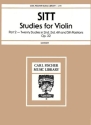 Hans Sitt Studies for Violin Violine