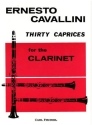 Ernesto Cavallini Thirty Caprices Klarinette