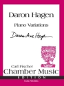 Daron Hagen Piano Variations Klavier Solostimme