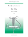 Ludwig van Beethoven Fur Elise Klavier Solostimme