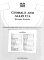 Howard Hanson Chorale and Alleluia Blasorchester Partitur