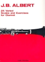 24 varied Scales and Exercises for clarinet