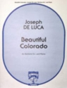 Joseph De Luca Beautiful Colorado Euphonium und Klavier Klavierauszug mit Solostimme