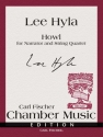 Lee Hyla Howl Streichquartett Partitur und Stimmen