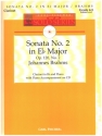 Sonata in Eb Major op.120 no.2  (+CD) for clarinet and piano