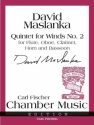 David Maslanka Quintet for Winds No. 2 Blserquintett