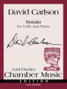 David Carlson Sonata for Cello and Piano Violoncello und Klavier Partitur und Stimmen