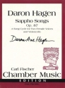 Daron Hagen Sappho Songs Frauenchor und Violoncello Partitur