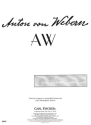 Anton Webern Rondo Streichquartett Partitur