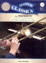 Festival Classics (+mp3-CD) for trombone and piano with printable piano accompaniment