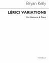 Bryan Kelly, Lerici Variations Fagott und Klavier Buch