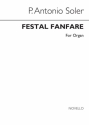 Antonio Soler, Festal Fanfare Orgel Buch