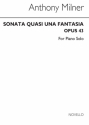 Anthony Milner, Sonata Quasi Una Fantasia Op.43 For Piano Klavier Buch