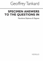 Specimen Answers To The Questions  Buch