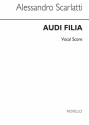 Alessandro Scarlatti, Audi Filia SATB SSA Stimme