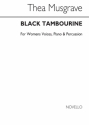 Thea Musgrave, Black Tambourine SSA Buch