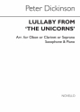 Peter Dickinson, Lullaby From 'The Unicorns' Clarinet Oboe Piano Accompaniment Buch