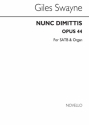 Giles Swayne, Nunc Dimittis SATB and Organ Buch