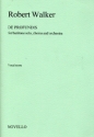 Robert Walker, De Profundis Baritone Voice, SATB and Orchestra Stimme