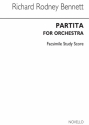 Richard Rodney Bennett, Partita For Orchestra Orchestra Buch