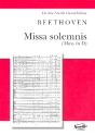 Missa Solemnis fr Soli, gem Chor und Orchester Klavierauszug