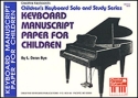 BYE L Keyboard Manuscript Paper for Children Klavier