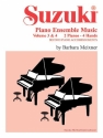 Suzuki Piano Ensemble music vol.3-4 2 pianos 4 hands, second piano accompaniment