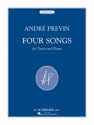 Andr Previn, 4 Songs Tenor Voice and Piano Buch