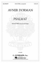 Avner Dorman, Psalm 67 SATB and Organ Chorpartitur