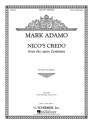 Mark Adamo, Nico's Credo from Lysistrata T + Piano Buch