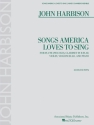 John Harbison, Songs America Loves to Sing Flute [Piccolo], Clarinet, Violin, Cello and Piano Partitur + Stimmen