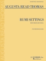 Augusta Read Thomas, Rumi Settings Violin and Viola Buch