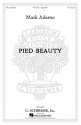 Mark Adamo, Pied Beauty SATB a Cappella Chorpartitur