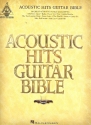 Acoustic Hits Guitar Bible songbook vocal/guitar/tab/rockscore recorded guitar versions