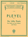 Ignace Pleyel, Six Little Duets, Op. 8 Violine und Klavier Buch