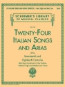 24 Italian Songs and Arias for medium high and medium low voice and piano