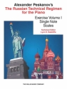 The Russian Technical Regimen Exercise vol.1 for piano