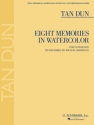 Tan Dun, Eight Memories in Watercolor Gitarre Buch