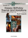 Mildred Hill, Patty Hill Happy Birthday Theme and Variations Streichorchester Partitur und Stimmen