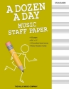 A Dozen A Day - Music Staff Paper  Buch