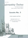 Giovanni Benedetto Platti, Sonata No. 5 Altsaxophon und Klavier Buch