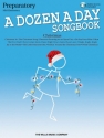 A Dozen a Day Christmas Songbook - Preparatory Klavier Buch + Online-Audio