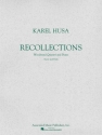 Karel Husa, Recollections Woodwind Quintet and Piano Partitur + Stimmen