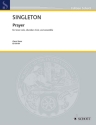 A. Singleton, Prayer for tenor solo, chamber choir and ensemble Chorpartitur